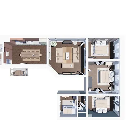 220sqm Designer - Center - Private Balcony Apartment Copenhagen