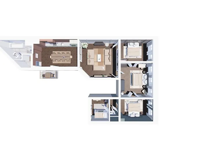 220sqm Designer - Center - Private Balcony Lejlighed København